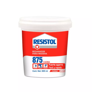 RESANADOR PMADERA 500 GR COLOR CAOBA