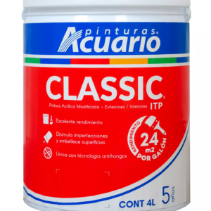 PINTURA VINIL ACRILICA 4 LT BLANCO